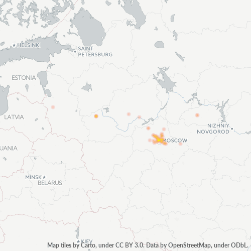 Dami ng Negosyo sa Postal Code 109147 - Mosku