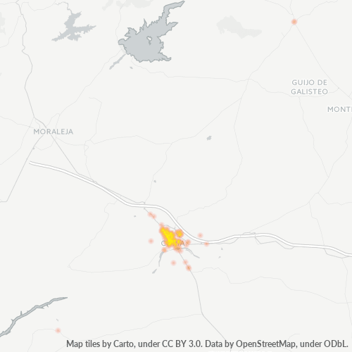 Dami ng Negosyo sa Postal Code 10800 - Coria, Extremadura