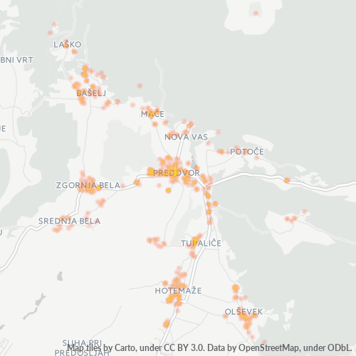 Dami ng Negosyo sa Postal Code 4205 - Preddvor
