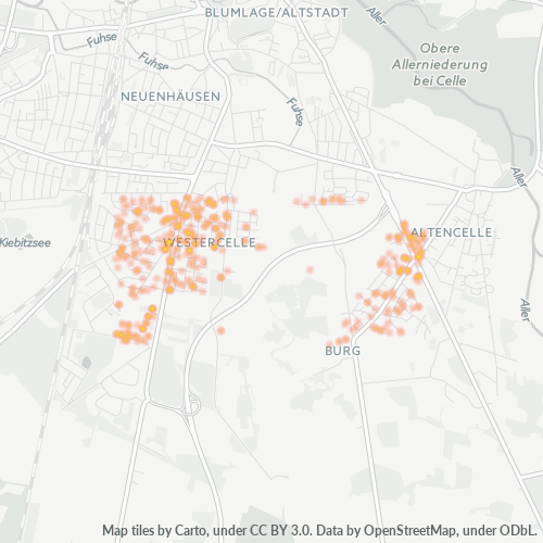 Dami ng Negosyo sa Postal Code 29227 - Celle, Lower Saxony