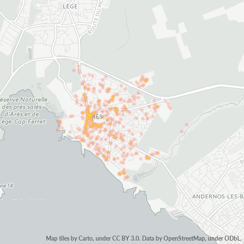 Dami ng Negosyo sa Postal Code 33740 - Arès, Aquitania