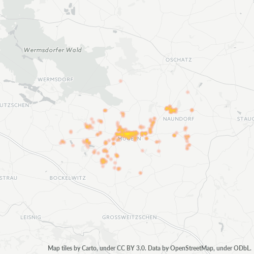 Konsentrasi Perniagaan di Poskod 04769 - Sachsen