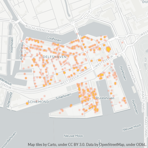 Dami ng Negosyo sa Postal Code 3024 - Rotterdam, Provincie Zuid-Holland
