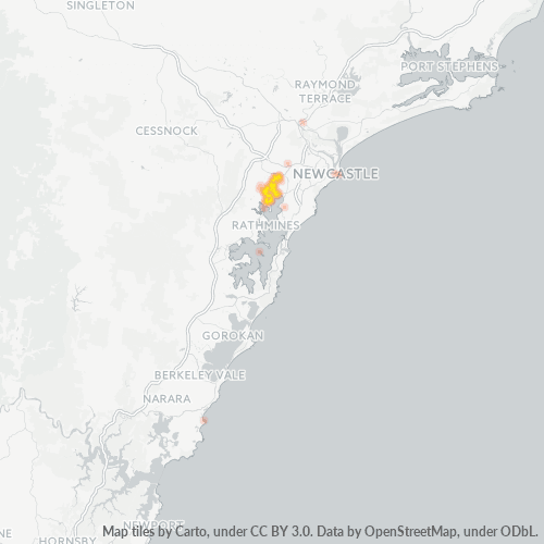 Dami ng Negosyo sa Postal Code 2284 - Woodrising, New South Wales
