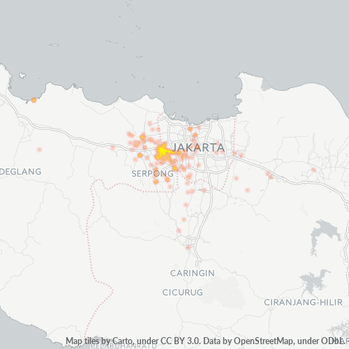Dami ng Negosyo sa Postal Code 15151 - Tangerang, Banten
