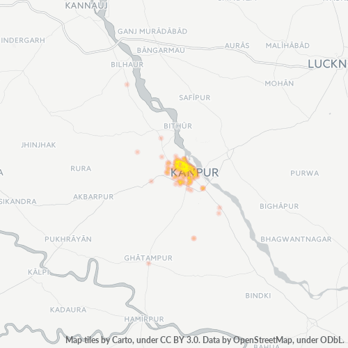 Dami ng Negosyo sa Postal Code 208002 - Kanpur, Uttar Pradesh
