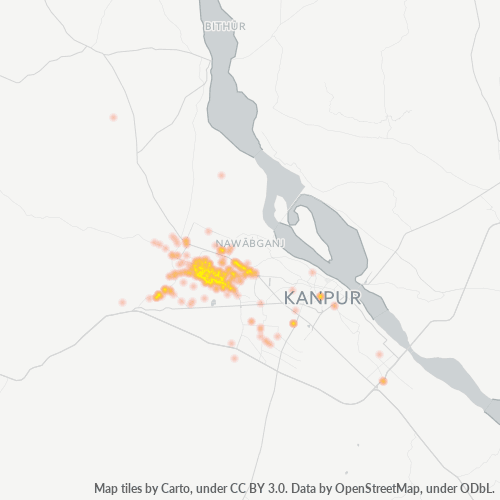 Dami ng Negosyo sa Postal Code 208019 - Kanpur, Uttar Pradesh
