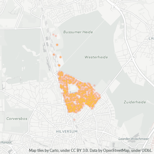 Dami ng Negosyo sa Postal Code 1222 - Hilversum, Provincie Noord-Holland