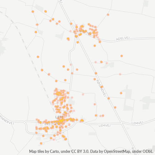 Dami ng Negosyo sa Postal Code 6940 - Region Midtjylland