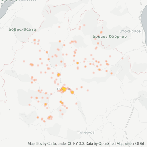 Dami ng Negosyo sa Postal Code 402 00 - Elassóna, Thessaly