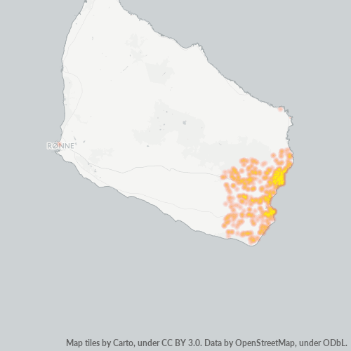 Dami ng Negosyo sa Postal Code 3730 - Nexø, Region Hovedstaden