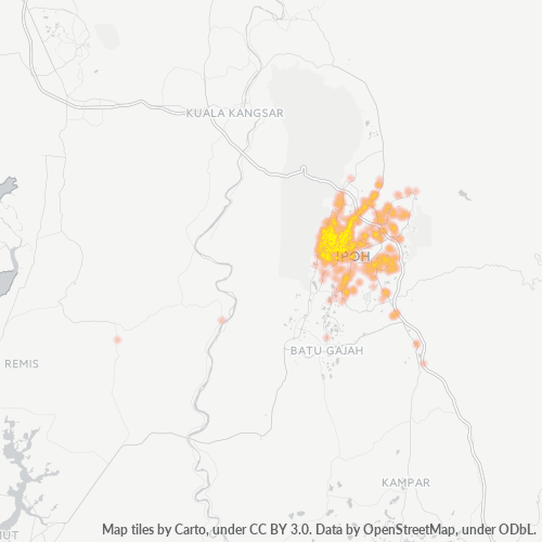 Dami ng Negosyo sa Postal Code 30100 - Ipoh, Perak