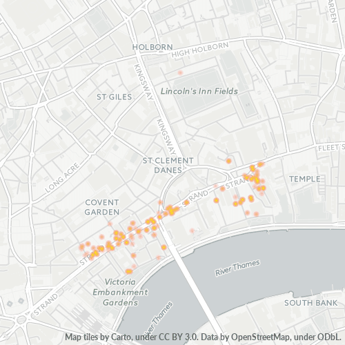 Dami ng Negosyo sa Postal Code WC2R - United Kingdom