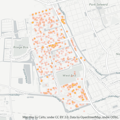 Dami ng Negosyo sa Postal Code 9743 - Groningen, Provincie Groningen