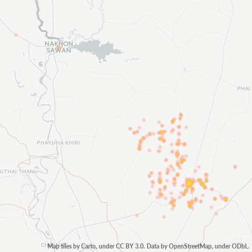Dami ng Negosyo sa Postal Code 60190 - Tak Fa, Lalawigan ng Nakhon Sawan