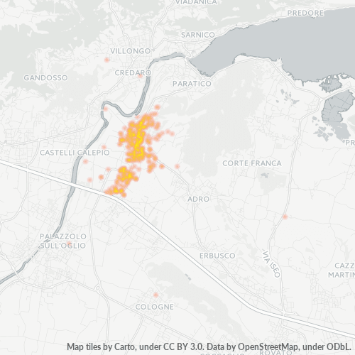 Dami ng Negosyo sa Postal Code 25031 - Capriolo, Lombardy