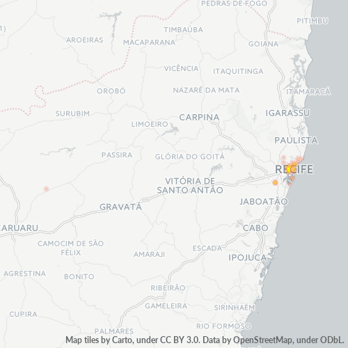 Dami ng Negosyo sa Postal Code 52010-000 - Recife, Pernambuco