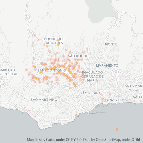 Dami ng Negosyo sa Postal Code 9020 - Funchal, Madeira