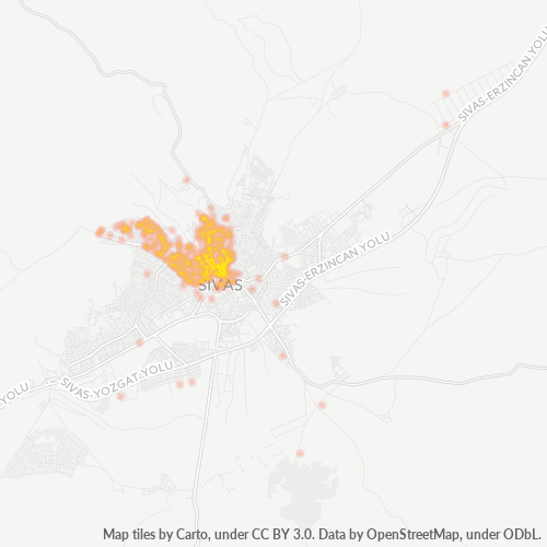 Mkusanyiko wa Biashara katika Posta 58040 - Sivas, Mkoa wa Sivas