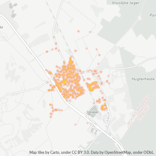 Dami ng Negosyo sa Postal Code 6026 - Maarheeze, Provincie Noord-Brabant