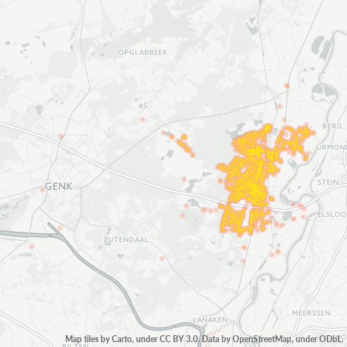 Bedrijfsconcentratie in Postcode 3630 - Eisden, Vlaanderen