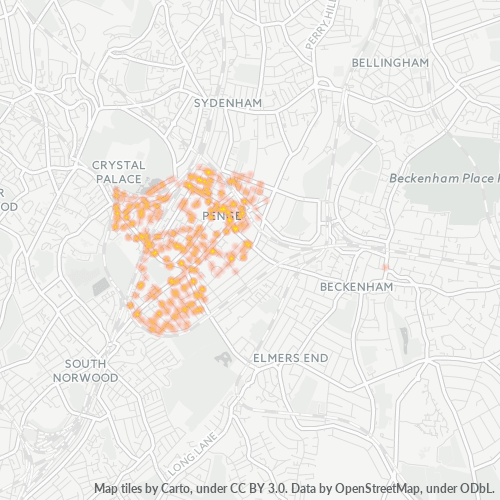 Dami ng Negosyo sa Postal Code SE20 - United Kingdom