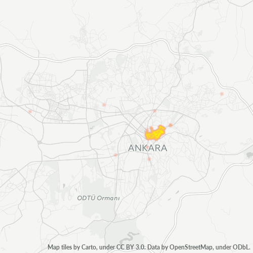 Dami ng Negosyo sa Postal Code 06230 - Altındağ, Lalawigan ng Ankara