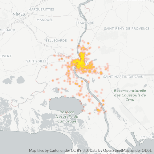 Dami ng Negosyo sa Postal Code 13200 - Arles, Provence-Alpes-Côte d'Azur