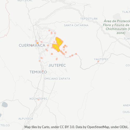 Dami ng Negosyo sa Postal Code 62577 - Jiutepec, Morelos