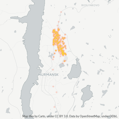 Dami ng Negosyo sa Postal Code 183034 - Murmansk Oblast