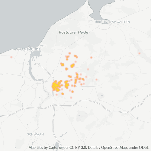 Business Concentration in Postal Code 18184 - Mandelshagen, Mecklenburg-Vorpommern