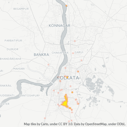 Dami ng Negosyo sa Postal Code 700068 - Kolkata, West Bengal