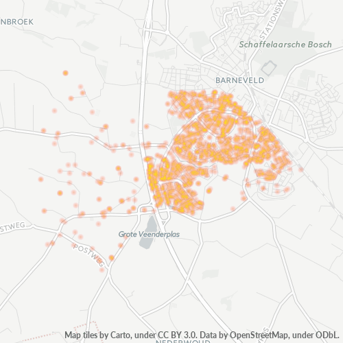 Dami ng Negosyo sa Postal Code 3772 - Barneveld, Provincie Gelderland