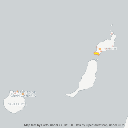 Dami ng Negosyo sa Postal Code 35580 - Yaiza, Canarias