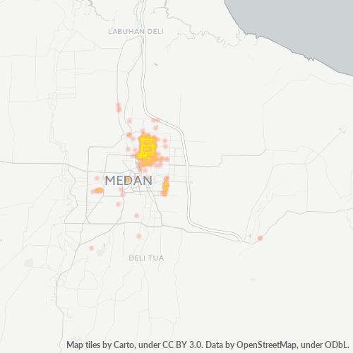 Dami ng Negosyo sa Postal Code 20236 - Medan, Sumatera Utara
