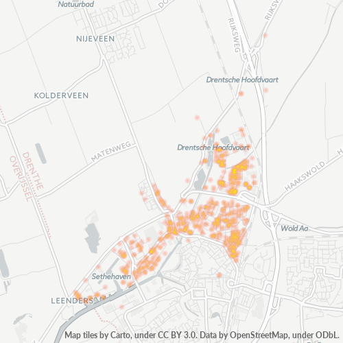 Dami ng Negosyo sa Postal Code 7942 - Meppel, Provincie Drenthe