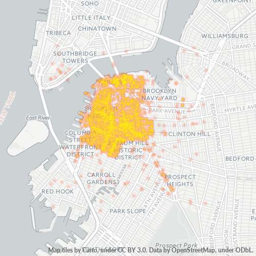 Bedriftskonsentrasjon i Postnummer 11201 - New York (delstat)