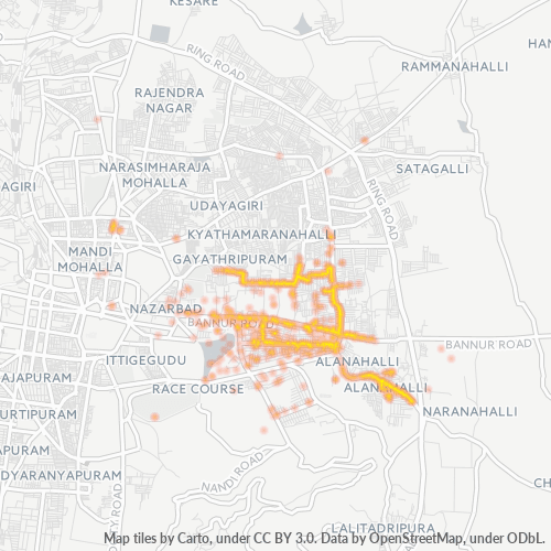 Dami ng Negosyo sa Postal Code 570011 - Mysore, State of Karnātaka