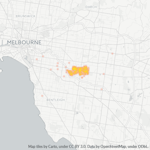 Dami ng Negosyo sa Postal Code 3147 - Ashburton, Victoria