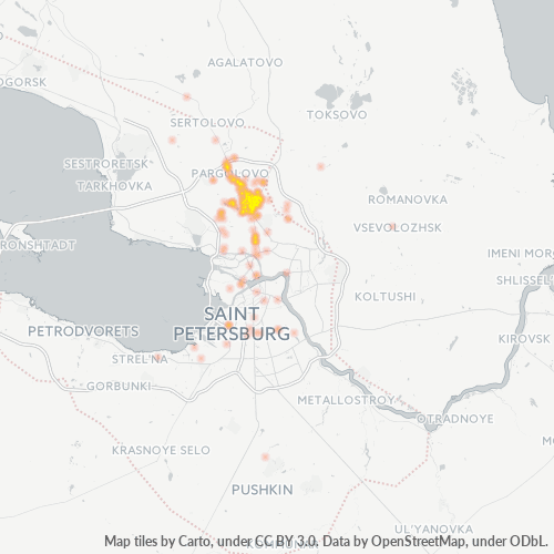 Ettevõttete kontsentratsioon asukohas Postiindeksi 194356 - Bugry, Leningradi oblast