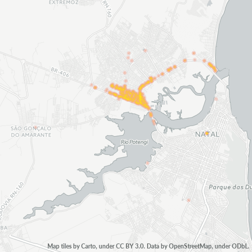 Dami ng Negosyo sa Postal Code 59104-000 - Natal, Rio Grande do Norte