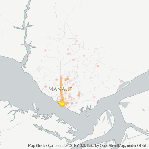 Dami ng Negosyo sa Postal Code 69005-000 - Manaus, Amazonas