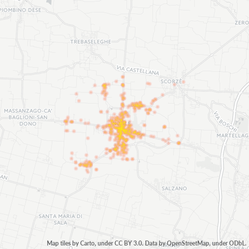 Dami ng Negosyo sa Postal Code 30033 - Noale, Veneto