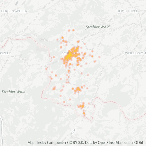 Konsentrasi Bisnis di Kode Pos 88175 - Scheidegg, Bayern