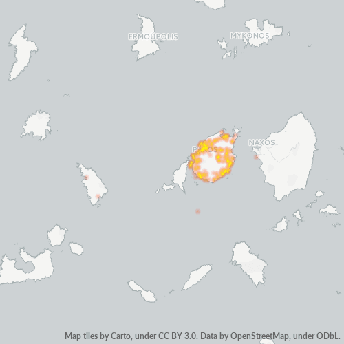 Dami ng Negosyo sa Postal Code 844 00 - Páros, South Aegean