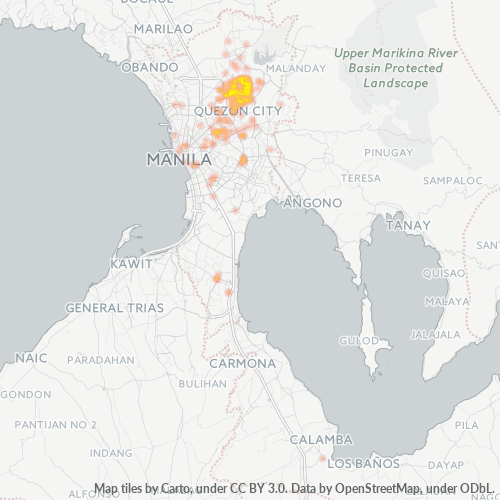 Business Concentration in Zip Code 1107 - Manila, Metro Manila