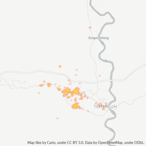 Dami ng Negosyo sa Postal Code 28400 - Mentekab, Pahang