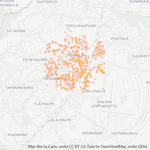 Dami ng Negosyo sa Postal Code 00730 - Vallila, Uusimaa
