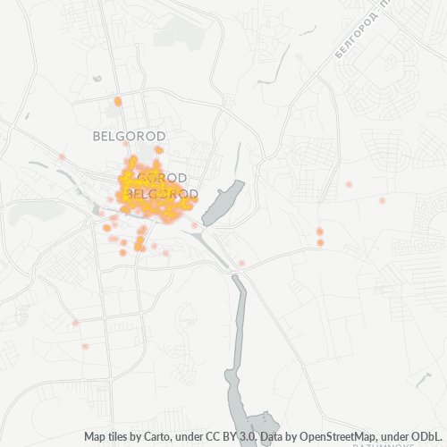 Dami ng Negosyo sa Postal Code 308009 - Belgorod, Belgorod Oblast
