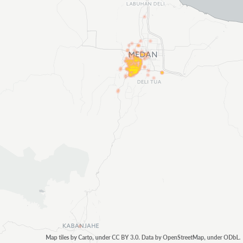 Dami ng Negosyo sa Postal Code 20131 - Medan, Sumatera Utara